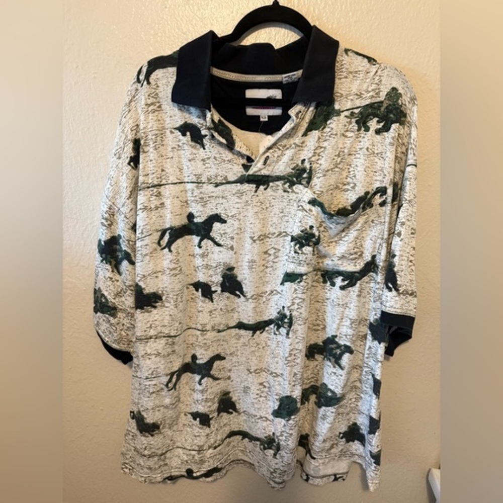 Vintage 90s Tony Sopranos Horse Polo XXL